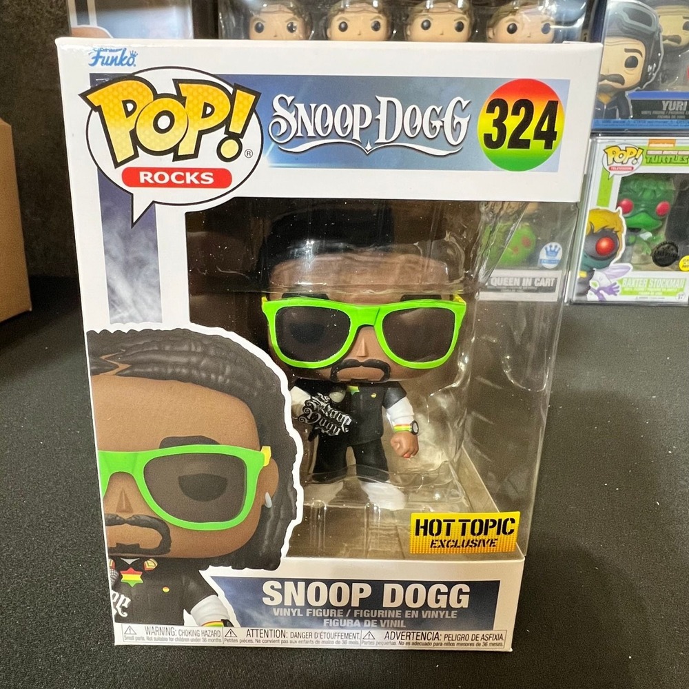 Funko Pop Rocks Snoop Dogg 324 Hot Topic Exclusive Vinyl Figure Hip Hop Music